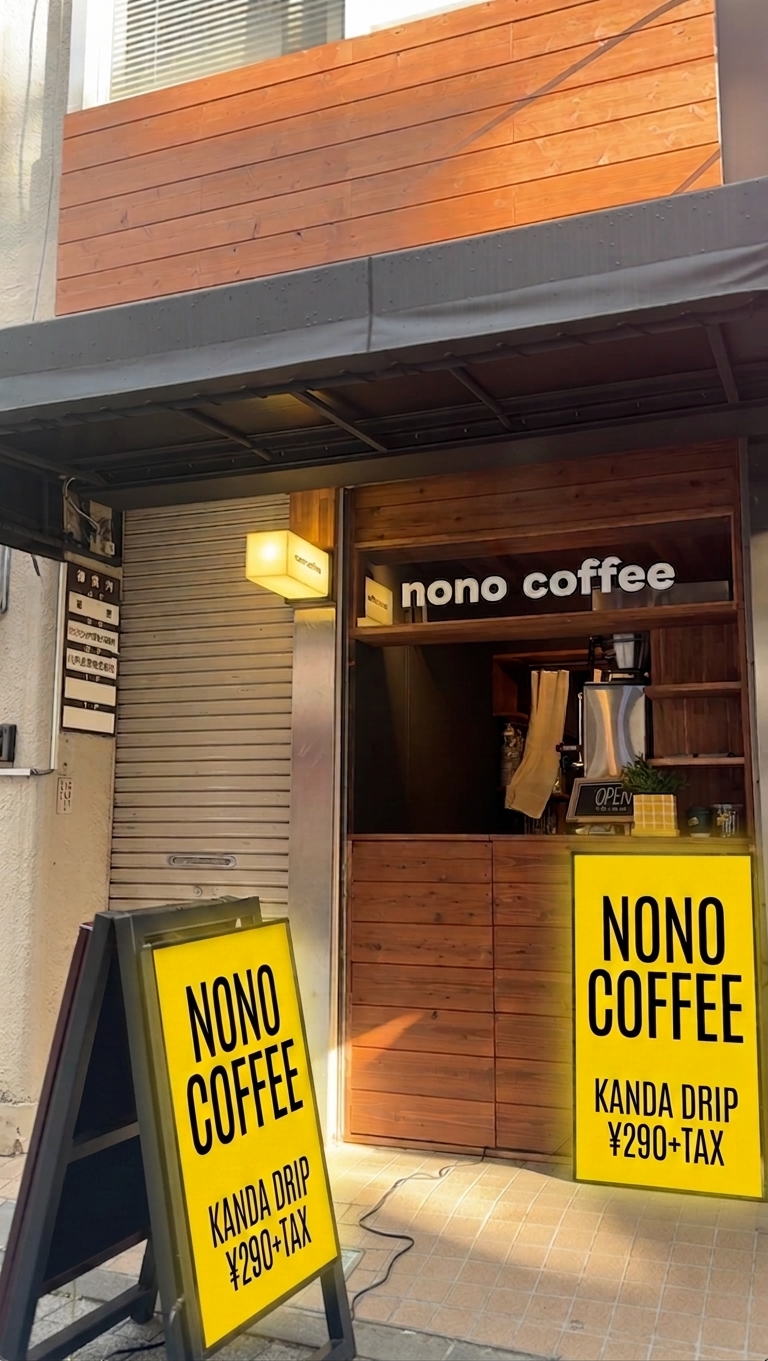 NONO COFFEE 神田店の外観